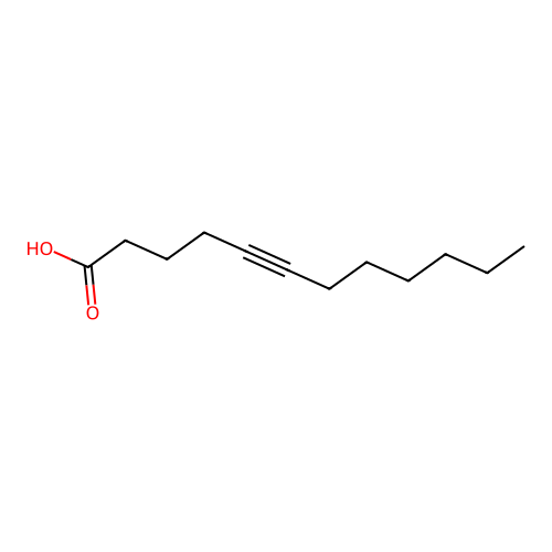 5-十二碳炔酸 structure