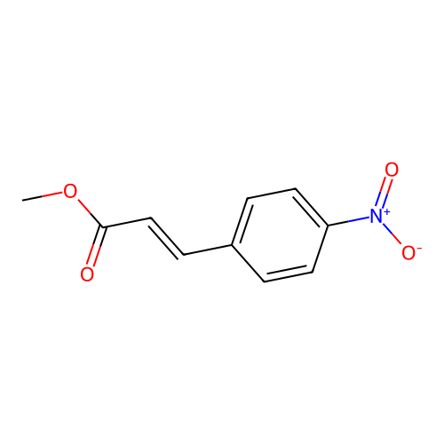 3-(4-硝基苯基)丙烯酸甲酯 structure