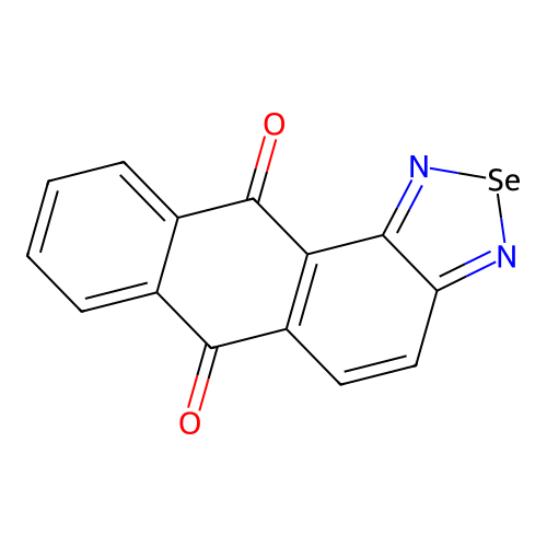 Anthra[1,2-c][1,2,5]selenadiazole-6,11-dione structure
