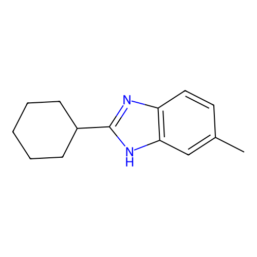 2-Cyclohexyl-5-methyl-1H-benzimidazole structure