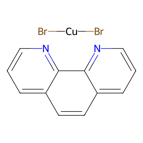 Dibromo(1,10-phenanthroline)copper(II) structure