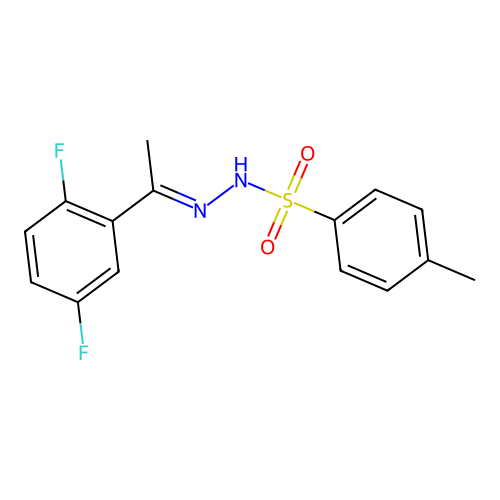 N'-(1-(2,5-Difluorophenyl)ethylidene)-4-methylbenzenesulfonohydrazide structure