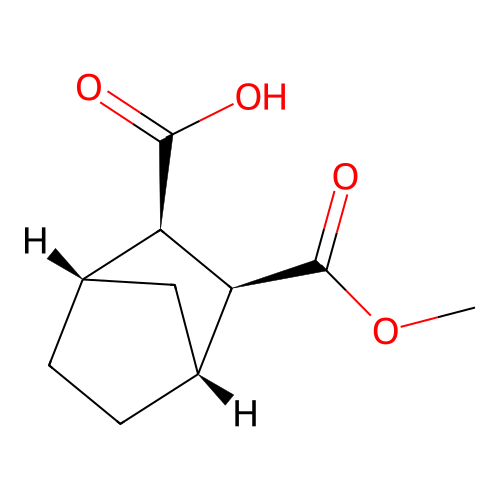 (1S,2R,3S,4R)-3-(Methoxycarbonyl)bicyclo[2.2.1]heptane-2-carboxylic acid structure
