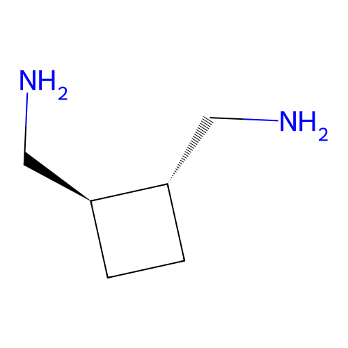 [(1R,2R)-2-(Aminomethyl)cyclobutyl]methylamine structure