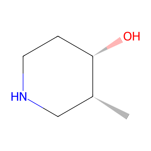 rac-(3R,4S)-3-methylpiperidin-4-ol structure