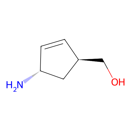 ((1S,4S)-4-Aminocyclopent-2-en-1-yl)methanol structure