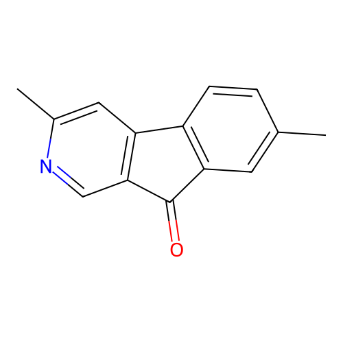 3,7-Dimethyl-9H-indeno[2,1-c]pyridin-9-one structure