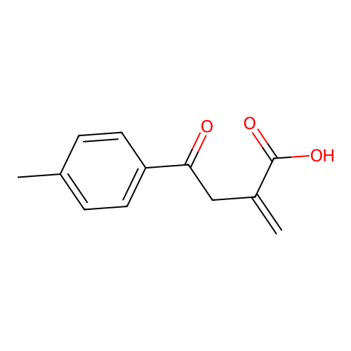 2-Methylene-4-oxo-4-(P-tolyl)butanoic acid structure
