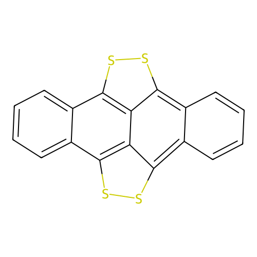 Tetrathianaphthacene structure