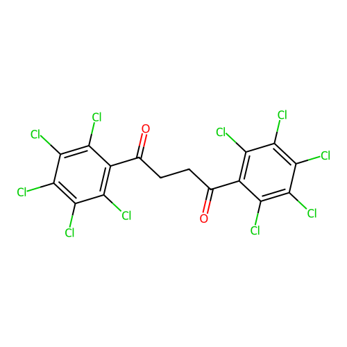 1,4-Bis(pentachlorophenyl)-1,4-butanedione structure