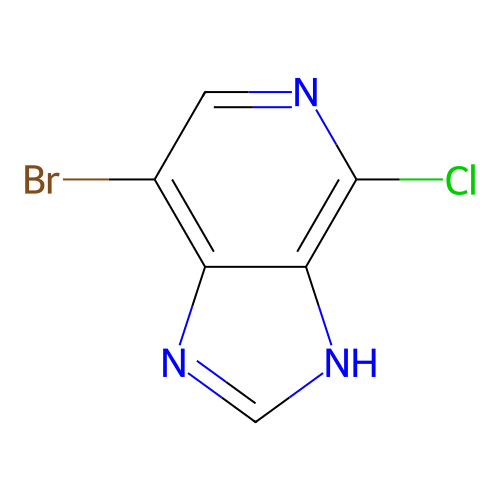 7-Bromo-4-chloro-1H-imidazo[4,5-c]pyridine structure