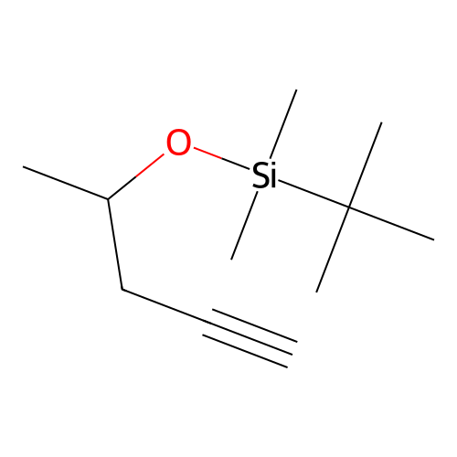 Silane, (1,1-dimethylethyl)dimethyl[(1-methyl-3-butynyl)oxy]- structure