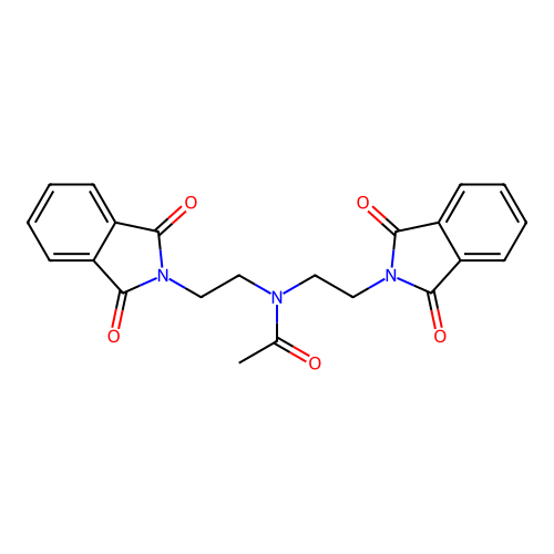 N,N-Bis(2-(1,3-dioxoisoindolin-2-YL)ethyl)acetamide structure