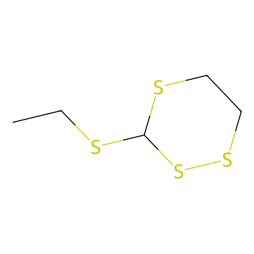 3-(Ethylthio)-1,2,4-trithiane structure