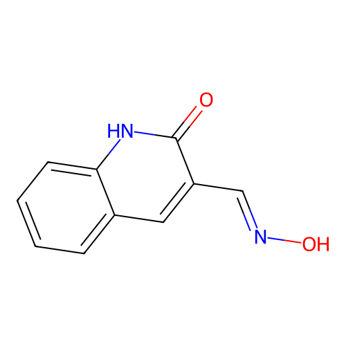 (3Z)-3-[(hydroxyamino)methylidene]quinolin-2-one structure