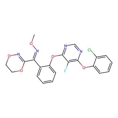 Fluoxastrobin, (Z)- structure