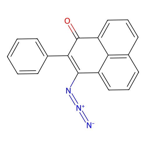 1-Azido-2-phenyl-3-phenalenone structure