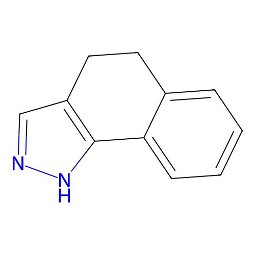 4,5-dihydro-1H-benzo(g)indazole structure