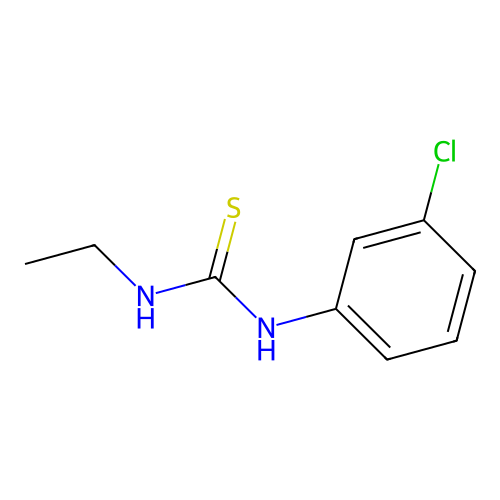 1-(3-Chlorophenyl)-3-ethylthiourea structure