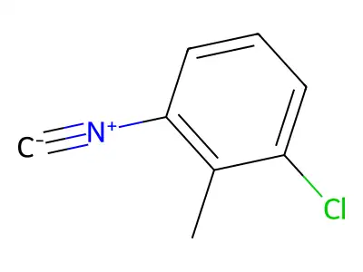1-Chloro-3-isocyano-2-methylbenzene structure