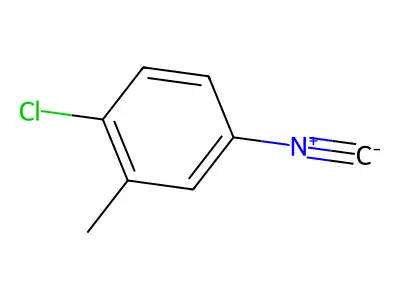 1-Chloro-4-isocyano-2-methylbenzene structure