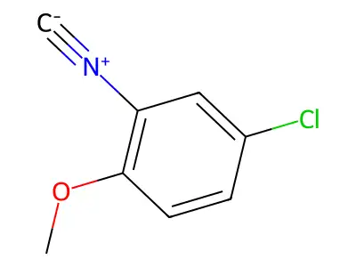 4-Chloro-2-isocyano-1-methoxybenzene structure