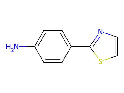 4-(1,3-Thiazol-2-yl)aniline structure