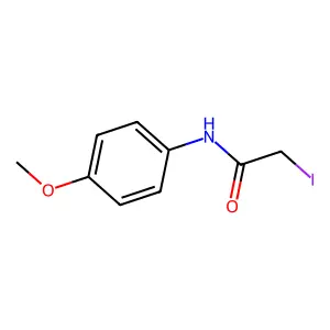 p-Acetanisidide, 2-iodo- structure