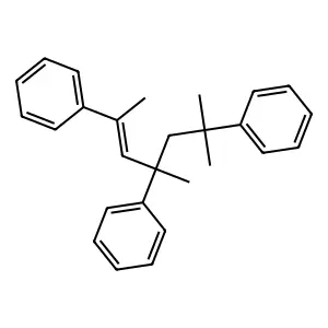 1,1',1''-(1,3,5,5-四甲基-1-戊烯-1,3,5-三基)三苯 structure