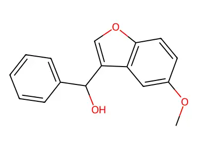(5-Methoxy-1-benzofuran-3-yl)(phenyl)methanol structure