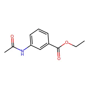 Ethyl 3-acetamidobenzoate structure