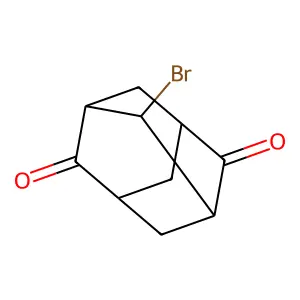 4-Bromoadamantane-2,6-dione structure
