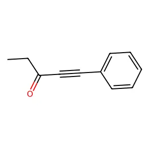 1-Phenylpent-1-yn-3-one structure
