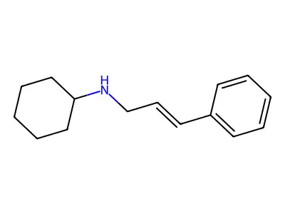 Cyclohexanamine, N-(3-phenyl-2-propenyl)- structure