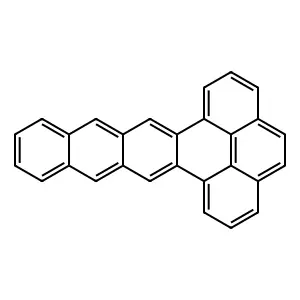 Dibenzo(DE,UV)pentacene structure
