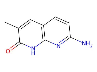 7-Amino-3-methyl[1,8]naphthyridin-2-ol structure