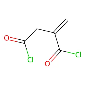 2,2-亚甲基琥珀酰二氯 structure