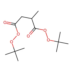 Di(tert-butyl) methyldiperoxysuccinate structure