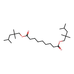 Nonanedioic acid, bis(2,2,4-trimethylpentyl) ester structure