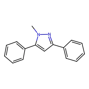 1-Methyl-3,5-diphenylpyrazole structure