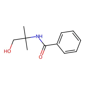 N-(1,1-二甲基-2-羟基乙基)苯甲酰胺 structure