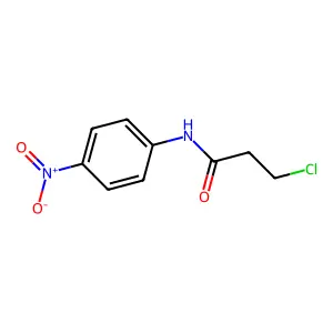 3-氯-N-(4-硝基苯基)丙酰胺 structure