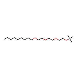 Triethylene glycol, nonyl ether, TMS structure