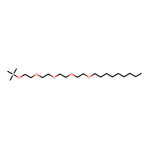 2-(2-(2-(2-nonyloxy-ethoxy)-ethoxy)-ethoxy)-ethanol, TMS structure