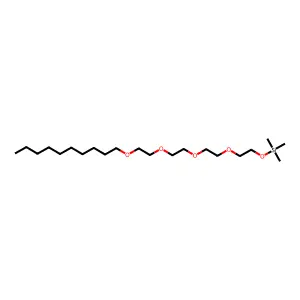 2-(2-(2-(2-decyloxy-ethoxy)-ethoxy)-ethoxy)-ethanol, TMS structure