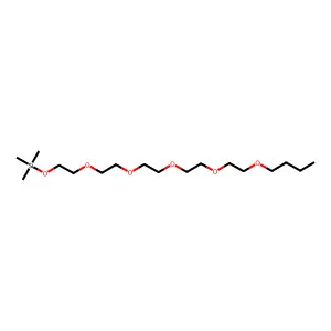 Pentaethylene glycol, butyl ether, TMS structure