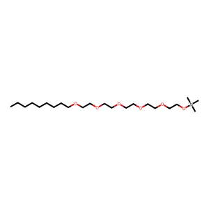Pentaethylene glycol, nonyl ether, TMS structure