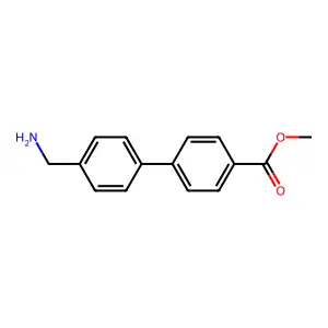 Methyl 4-[4-(aminomethyl)phenyl]benzoate structure