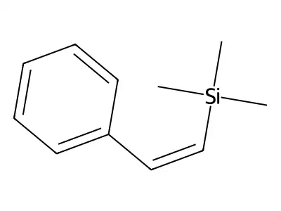 Silane, trimethyl(2-phenylethenyl)-, (Z)- structure