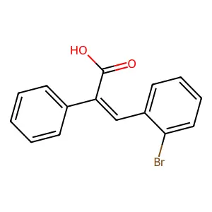 3-(2-溴苯基)-2-苯基丙烯酸 structure